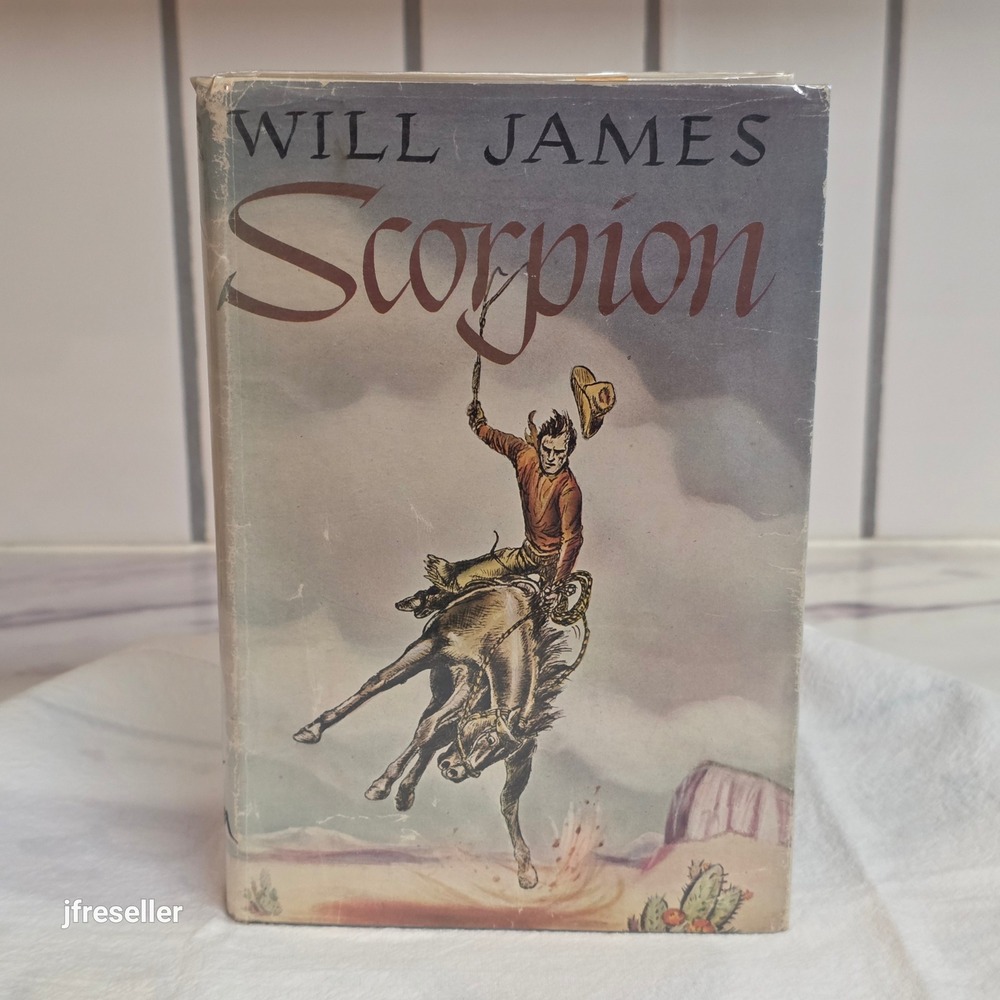 Will James Scorpion A Good Bad Horse Hardcover Western Grosset & Dunlap VTG
